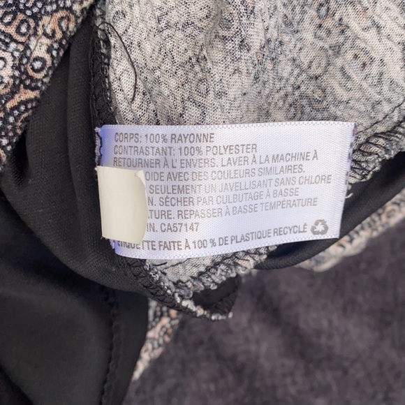 Xhilaration Black & Gray With Side Pockets Romper - Picture 11 of 11